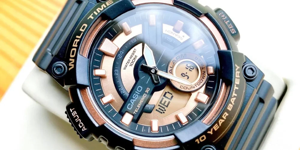 طراحی و ساختار ساعت کاسیو AEQ-110W-1A3V