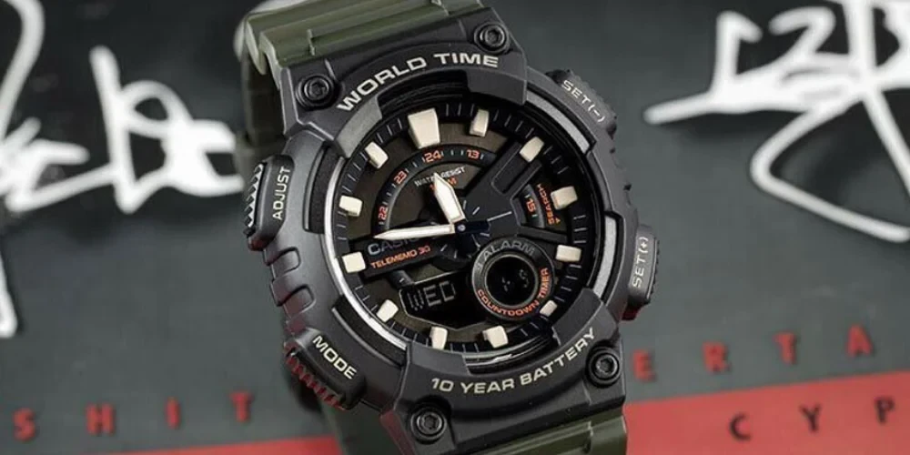 نگاهی به طراحی و ساخت ساعت کاسیو CASIO AEQ-110W-3AV