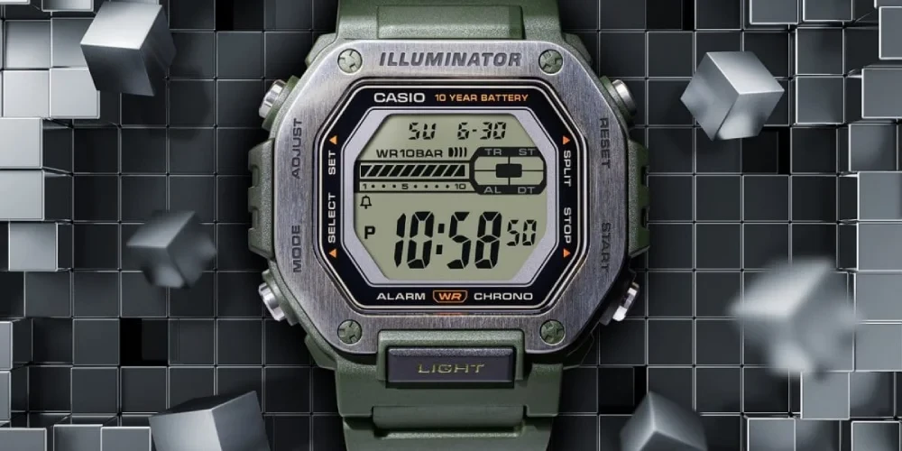 طراحی و ساخت ساعت کاسیو MWD-110H-3AV