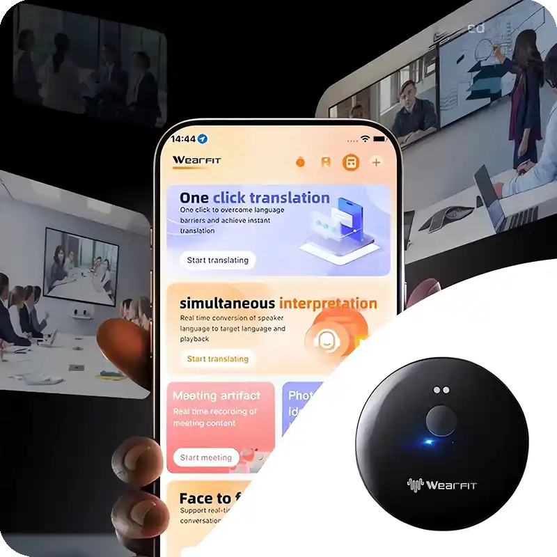 مترجم هوشمند ویرفیت مدل WEARFIT AI 102 PHONE ASSISTANT